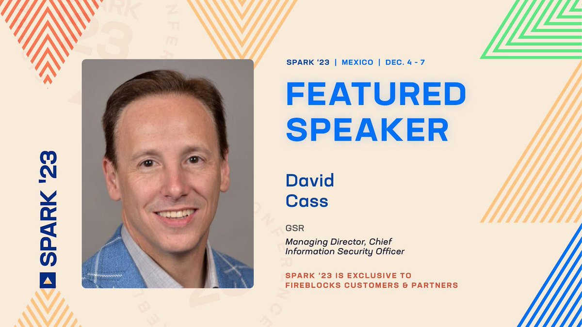 Excited to be at Fireblocks SPARK ’23! Looking forward to connecting with industry leaders and engaging in impactful discussions set to shape the digital asset industry as we head into the next bull run! #FireblocksSPARK <a href="/GSR_io/">GSR</a>  <a href="/SecurityCurrent/">CISOs Connect</a> <a href="/lawandforensics/">Law & Forensics</a>