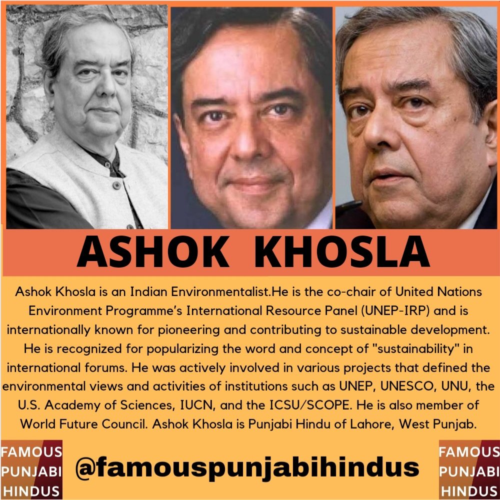 Ashok Khosla - Famous Indian Environmentalist #ashokkhosla #lahore #punjabihindu #hindupunjabi #environment #environmentalist