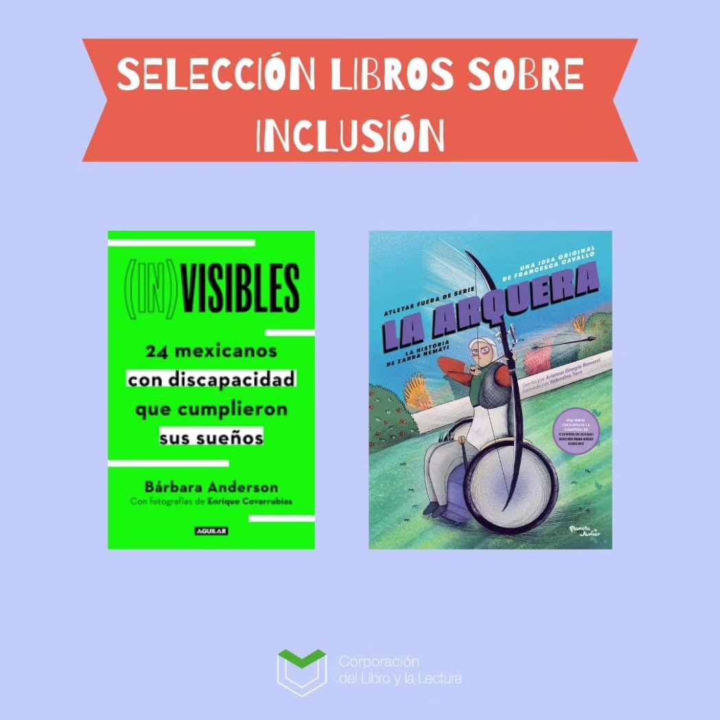 🧏‍♀️👨‍🦽 Hoy, 3 de diciembre, se conmemora el Día de las Personas con Discapacidad. 

📚 Por ello, hicimos una pequeña selección de libros que hablan sobre inclusión 🥰.

#diadelaspersonascondiscapacidad #diadeladiscapacidad #librossobreinclusion