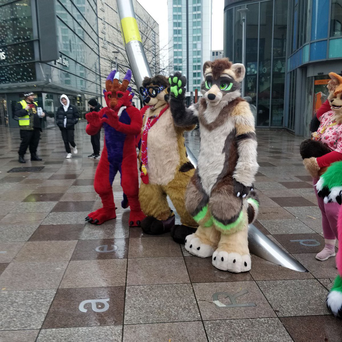 Some photos from today @FurTMCardiff. Thanks to all the staff and especially @CCDinoFursuits for all their hard work. It was a day I’ll never forget. #fursuiter #fursuit #furryfandom
