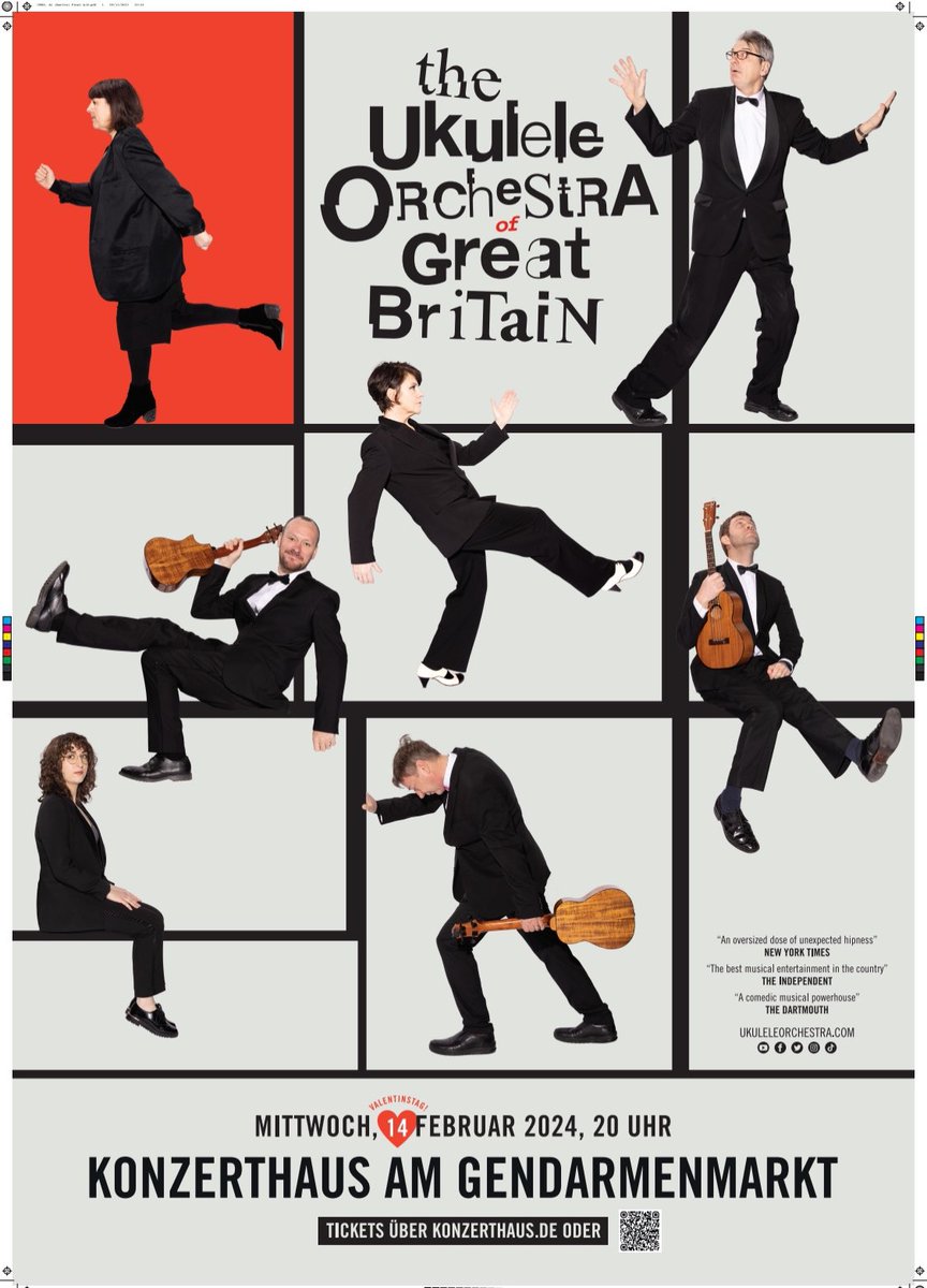 ‼️C A L L I N G  A L L  B E R L I N E R S - WIN FREE TICKETS FOR THE UKES IN BERLIN ON 14 FEB 2024‼️

How? Simply find one of the below posters throughout the Berlin Underground, take a picture and post it in the comments… 📸

The winners will be announced on Monday, 11 December