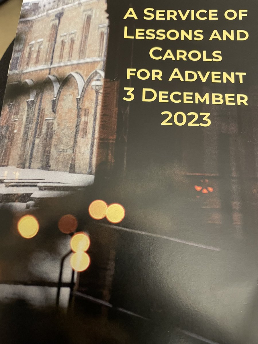 GeoffColmer's tweet image. Christ Church Cathedral @ChChCathedralOx Advent Lessons and Carols - a beautiful service.