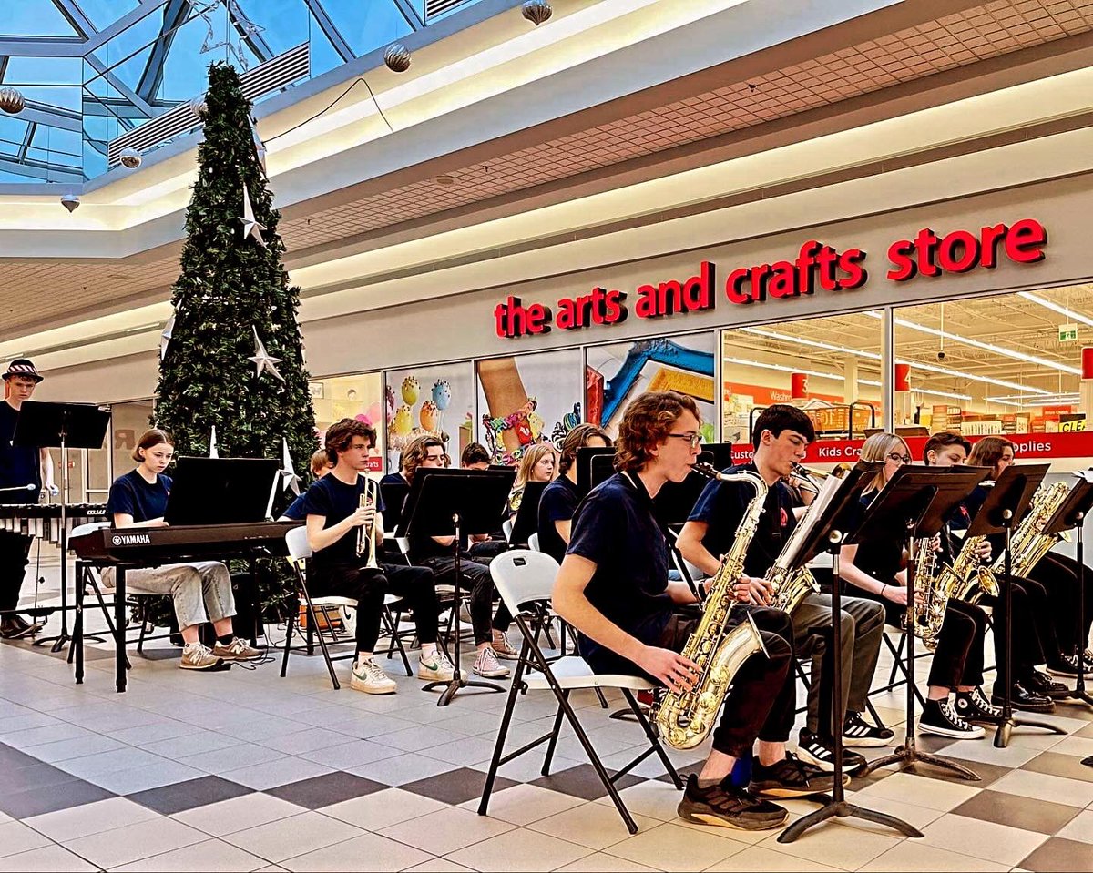 The Jazz Ensemble had a great time playing the Hub Shopping Centre this Saturday! Thank you to everyone that came out. #cecmusic #jazz #nsmusiced #musicmatters #holidays <a href="/CCRCE_NS/">CCRCE</a> <a href="/CEC_news/">Cobequid Educational Centre</a> @Cobequid_FoSS <a href="/GaryAdamsCCRCE/">Gary Adams</a> <a href="/TownofTruro/">Town of Truro</a> <a href="/TruColCC/">Truro&Colchester CC</a> <a href="/trurobuzz/">Truro Buzz</a> <a href="/NSBandAssoc/">NS Band Association</a> <a href="/NSMEC4/">Nova Scotia Music Education Council</a>