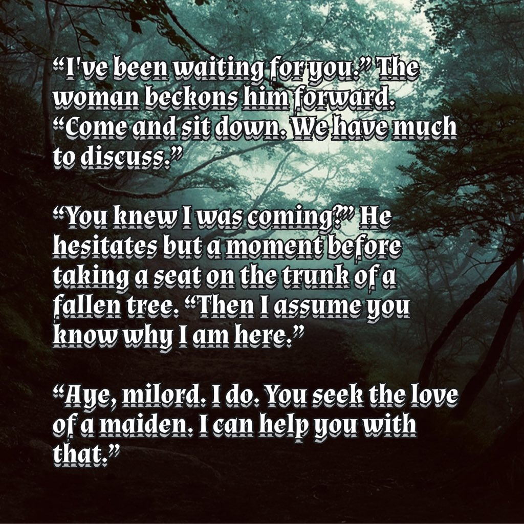 Here’s an excerpt of a conversation between Lord Tremblay & a woman in Eden Wood from the romantic fairy tale I will post later this year. #writerslift #writingcommmunity #charlierowe #hannahrae #timotheechalamet #albabaptista #BookTwitter #romance @RealChalamet @albabaptista_