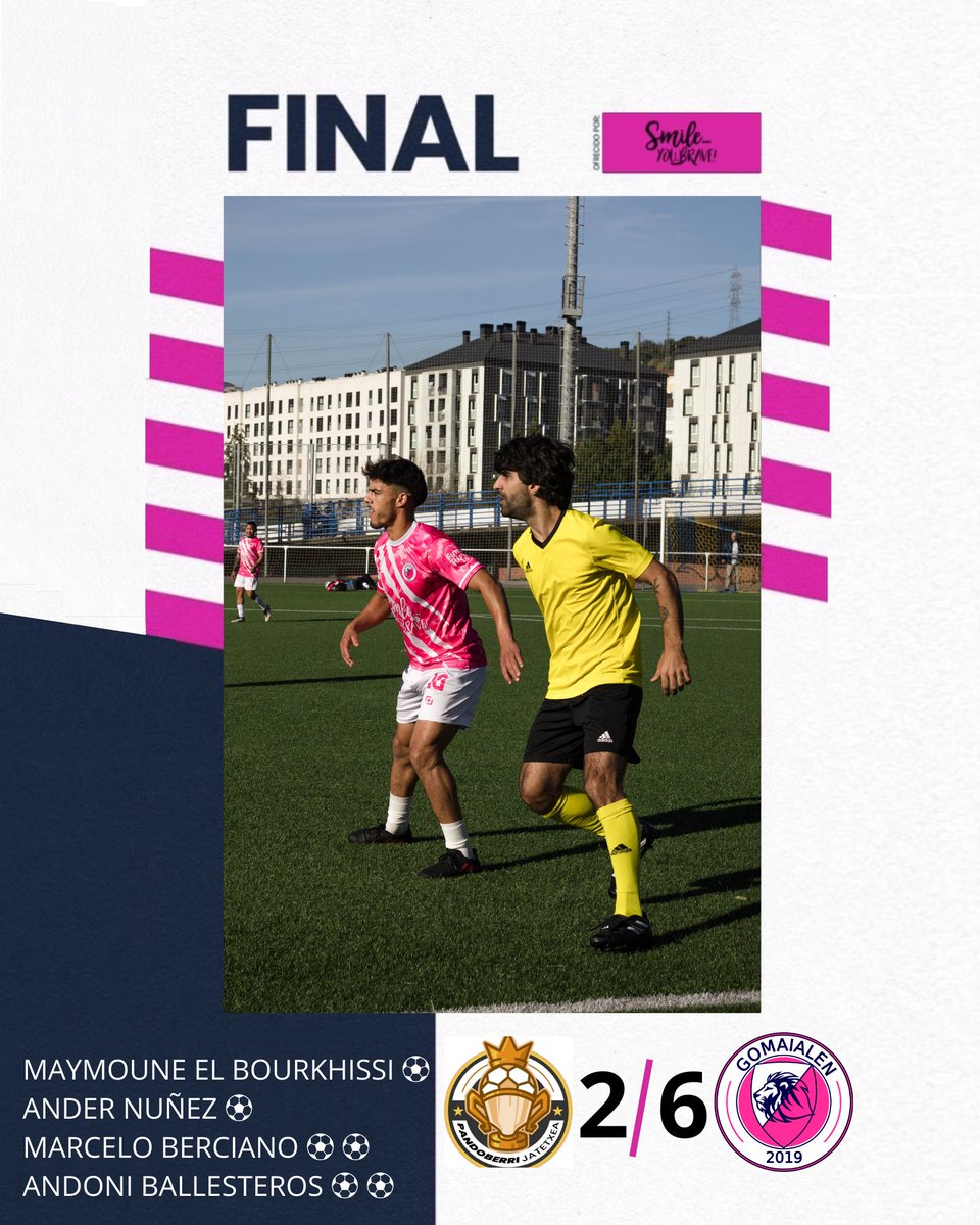 𝗬 𝘀𝗲𝗴𝘂𝗶𝗺𝗼𝘀 𝗰𝗼𝗻 𝗹𝗮 𝗿𝗮𝗰𝗵𝗮 𝗱𝗲 𝘃𝗶𝗰𝘁𝗼𝗿𝗶𝗮𝘀 𝗲𝗻 𝗹𝗶𝗴𝗮! 𝗔𝗵𝗼𝗿𝗮 𝘁𝗼𝗰𝗮 𝗿𝗲𝗰𝘂𝗽𝗲𝗿𝗮𝗿 𝘆 𝗽𝗲𝗻𝘀𝗮𝗿 𝗲𝗻 𝗹𝗮𝘀 𝗰𝘂𝗮𝘁𝗿𝗼 𝗳𝗶𝗻𝗮𝗹𝗲𝘀 𝗾𝘂𝗲 𝗻𝗼𝘀 𝗾𝘂𝗲𝗱𝗮𝗻!
<a href="/GoMaialen1/">@GoMaialen</a> #futbolrapidobizkaia