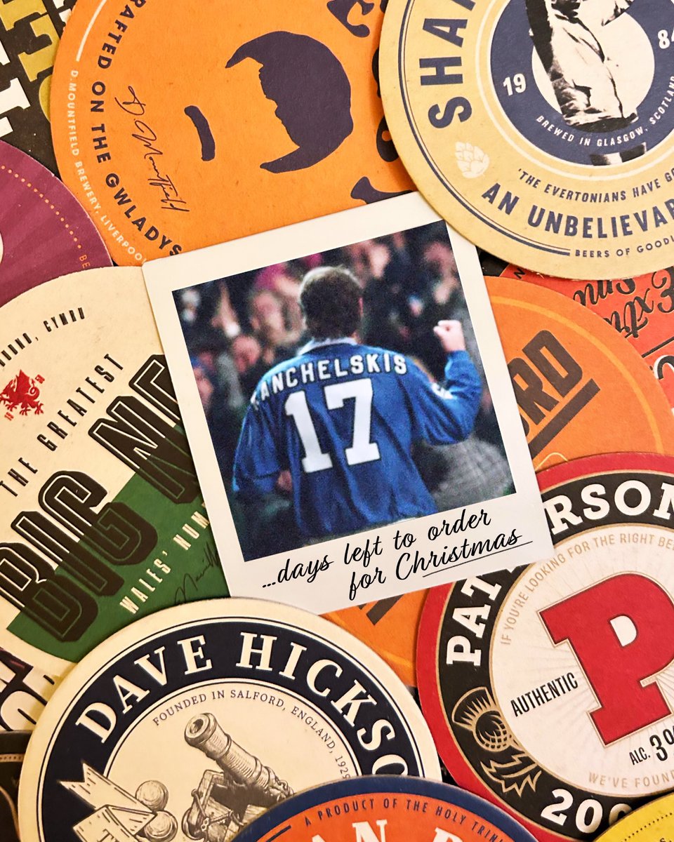 If you’re looking for the perfect Christmas gift for the Evertonian in your life, our last postage date for UK orders is 20th December. 

Up the Xmas Toffees ✊🏼