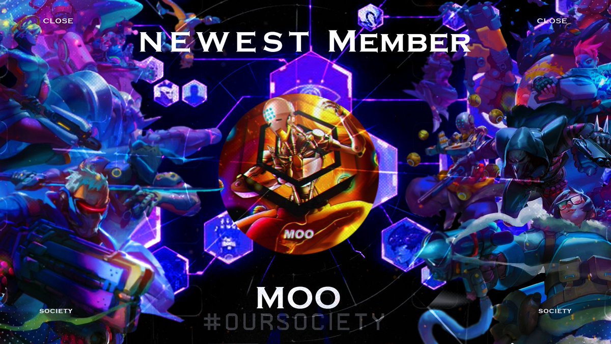 We just wanted to give a warm welcome to our newest addition to the family! ❤

Welcome <a href="/Close_Moo/">Zachary Chaunt Moo</a> to the Society! 👋

#OurSociety #Overwatch2