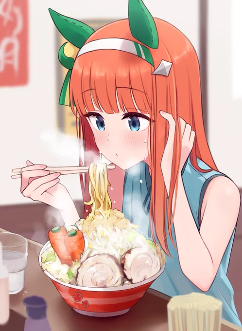 ファイン家 「へい!らっしゃ～い!」   #ウマ娘 #サイレンススズカ