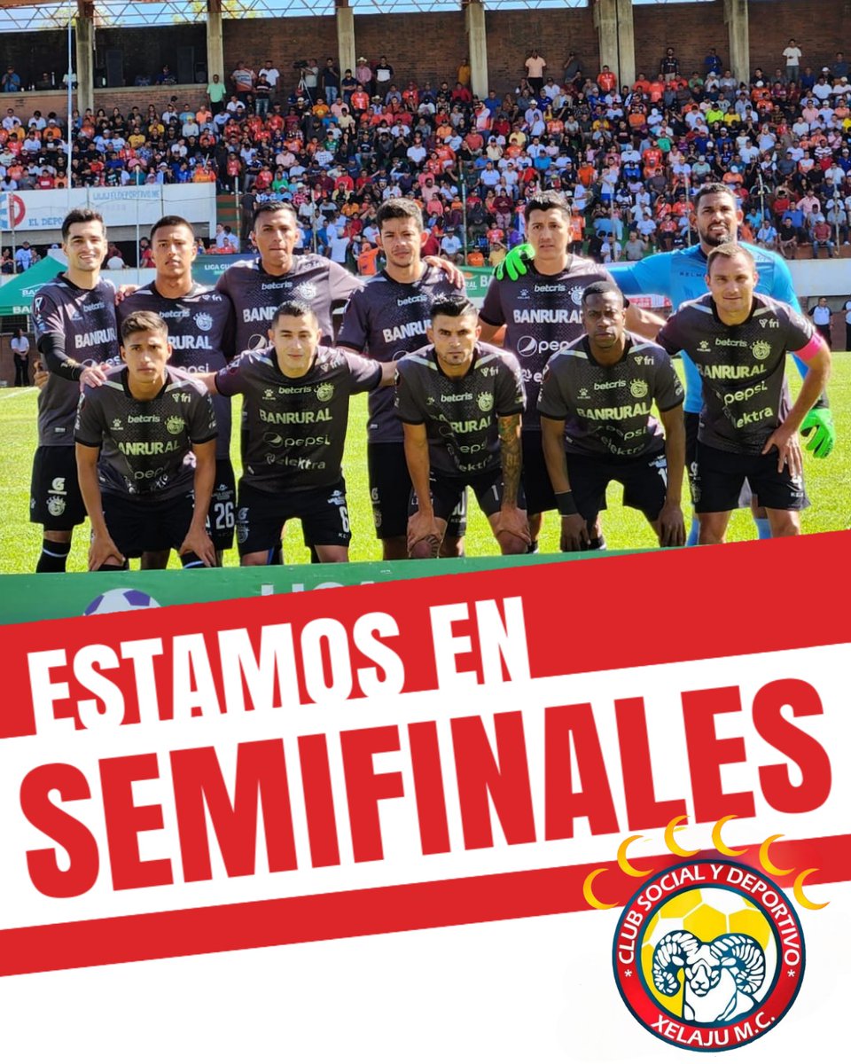 LocosPorXelaju's tweet photo. ¡XELAJU MC ES SEMIFINALISTA!
¡XELAJU MC ES SEMIFINALISTA!
¡XELAJU MC ES SEMIFINALISTA!

¡EL CAMPEÓN ESTA DEFENDIENDO SU TITULO!

#SuperChivos | #Semifinalistas | #LigaGT https://t.co/EVaODTfOro