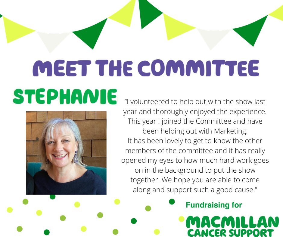 Meet Stephanie! After helping out as a volunteer at last year's show, Stephanie joined the marketing team on the committee and has fitted right in! Welcome aboard Stephanie! #volunteer #committee #marketing