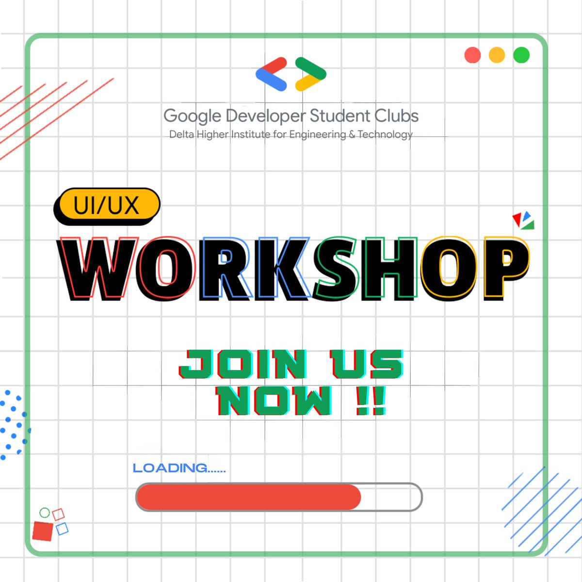 gdsc_dhiet's tweet photo. #GDSC
#GDSC_DHIET
#GDSCMENA
#Google
#developerstudentsclubs
@googledevs
@googlestudents https://t.co/0In1MP8q6H