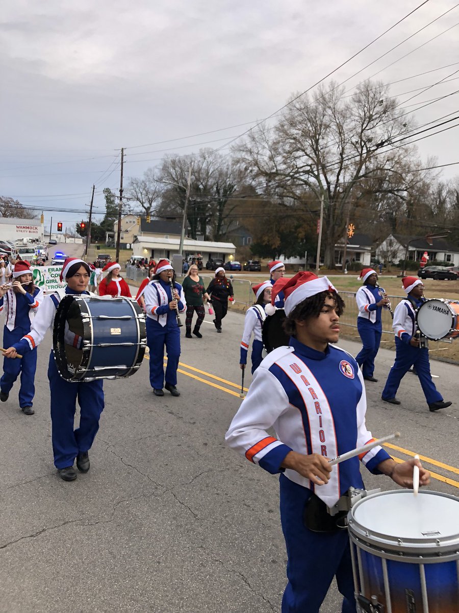 Awesome job LMHS band at the Louisburg Christmas Parade!
