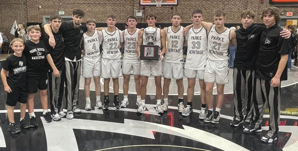 NCPSchoolCorp's tweet photo. Congrats to both of the Parke Heritage High School boys basketball teams on winning the Banks of the Wabash tournament!
Way to go, Wolves! https://t.co/sc5TRlWDzh
