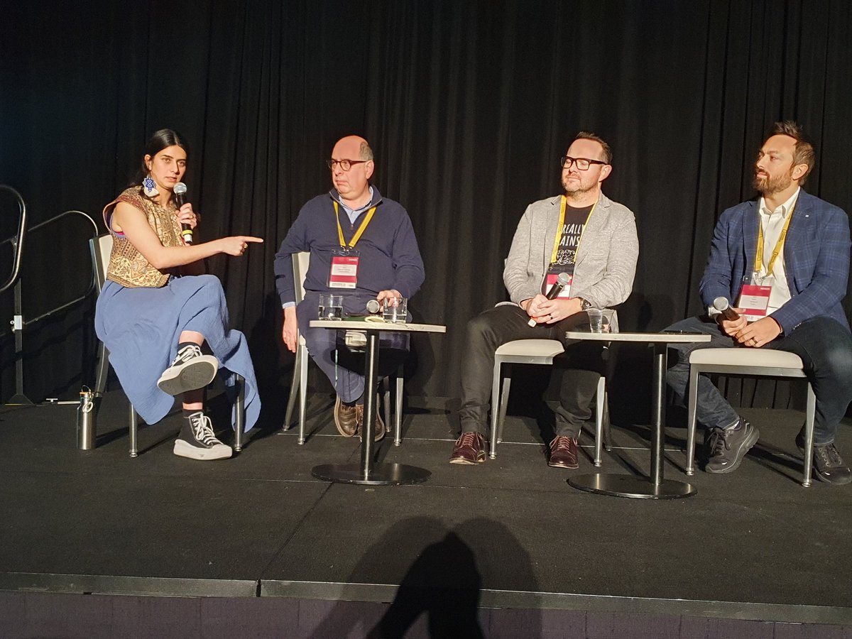 Lee Constable 🔥 (@constababble) on Twitter photo I'm back from World Congress of Science and Factual Producers (<a href="/WCSFP/">WCSFP</a>)!
I was proud to produce this panel on (Ir)responsible Storytelling hosted by <a href="/veritasium/">Veritasium</a> in conversation with <a href="/LomaxBoyd/">Lomax Boyd</a>, Archie Baron & <a href="/TheCosmicRey/">Reyhaneh Maktoufi, PhD</a>.
Thanks to <a href="/KavliFoundation/">The Kavli Foundation</a> for sponsoring the session. I'm back from World Congress of Science and Factual Producers (<a href="/WCSFP/">WCSFP</a>)!
I was proud to produce this panel on (Ir)responsible Storytelling hosted by <a href="/veritasium/">Veritasium</a> in conversation with <a href="/LomaxBoyd/">Lomax Boyd</a>, Archie Baron & <a href="/TheCosmicRey/">Reyhaneh Maktoufi, PhD</a>.
Thanks to <a href="/KavliFoundation/">The Kavli Foundation</a> for sponsoring the session.