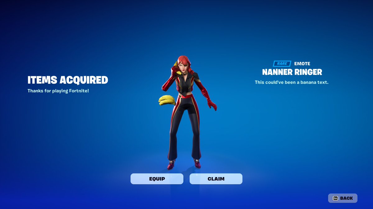 Fortnite Free Emote Nanner Ringer Redeem Code