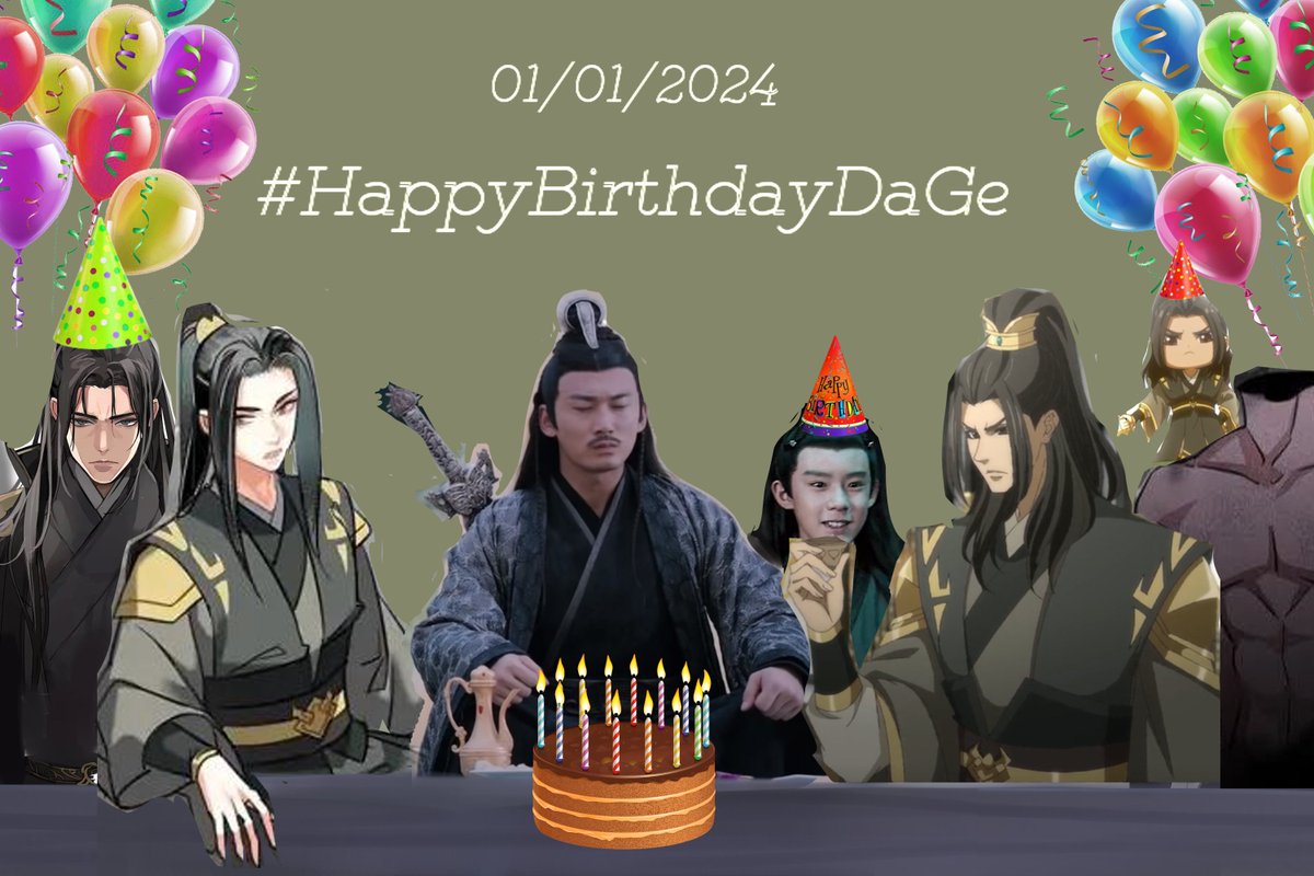 hourlymingjue's tweet photo. In a little less than a month from now, we'll be celebrating Nie Mingjue's birthday, so, if you intent to create something (fanarts, fics, poems, edits, music*, gifs, everything else), I'll be happy to RT it if you choose to use our #HappyBirthdayDaGe tag! https://t.co/isSLeQUd2f