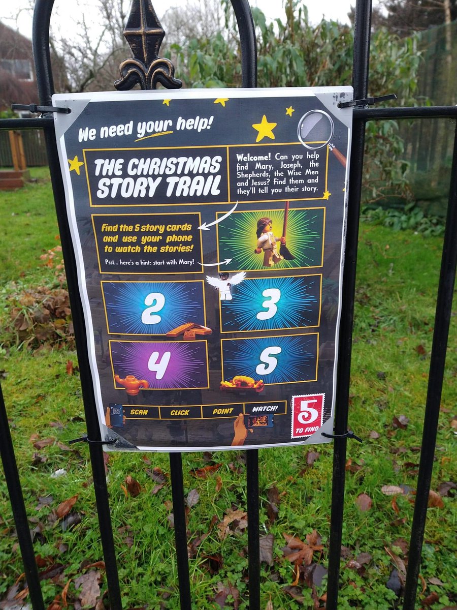 Exciting Christmas trail in St Georges Tredegar, St Davids Rhymney, and St Peters Aberbargoed! Explore the Christmas story with QR codes. Just bring your phone with internet access. #ChristmasTrail  #festivefun