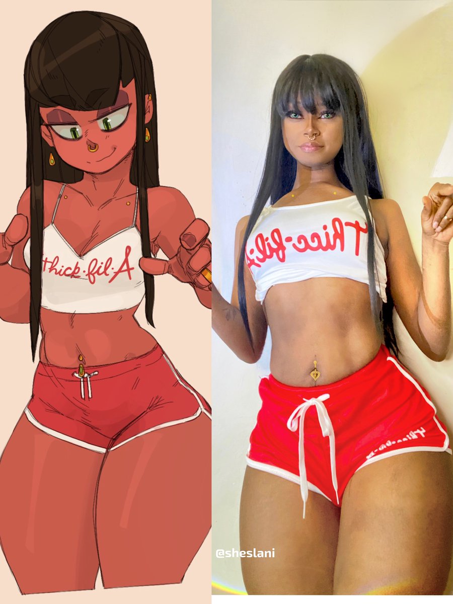 ✰ sheslani on X: Thicc Fil A cosplay 🐄👀 Art of Water Spirit by  @_Tyto_Alba #cosplay #sundayvibes t.covKaymUhb3u  X
