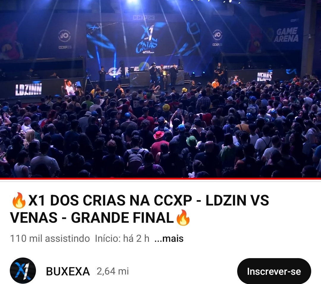 🔥X1 DOS CRIAS NA CCXP - LDZIN VS VENAS - GRANDE FINAL🔥 