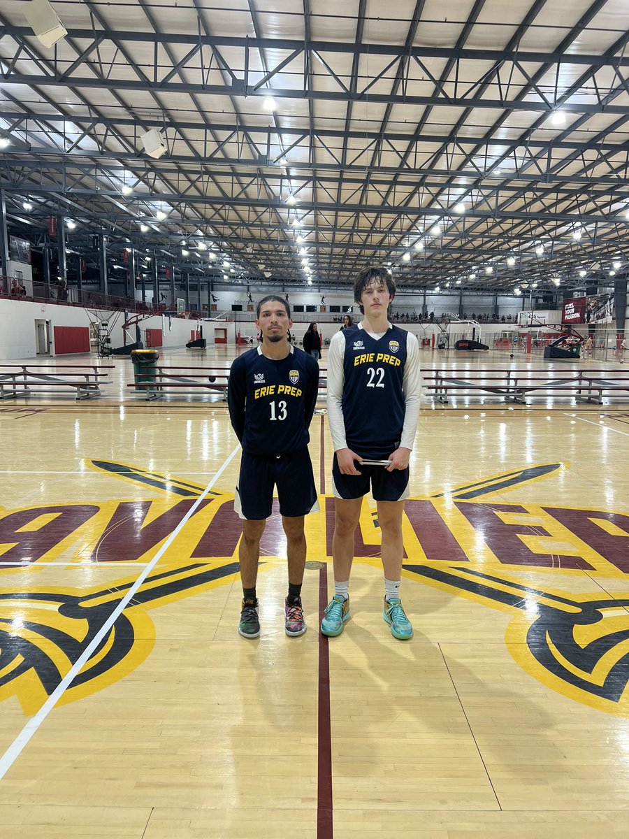 Erie Prep had two players with double-doubles. Aidan Partee led the game with 24 points and 15 rebounds! Big man Bjorn Vestre added 16 points and 12 rebounds.