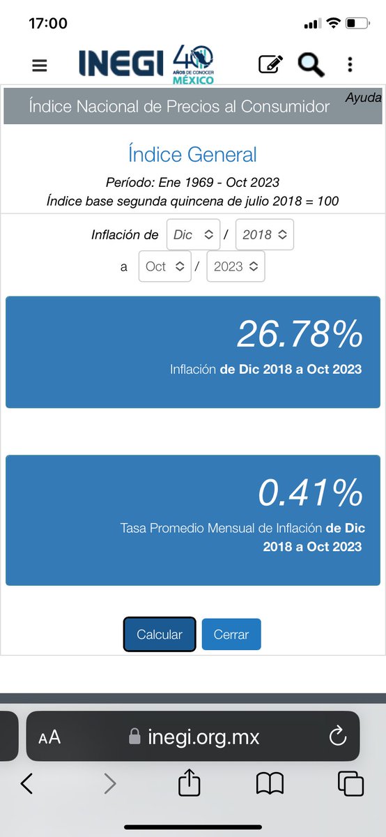 mario_dico50's tweet photo. Con ⁦@EPN⁩ en 6 años se registró una inflación general de 27% , con ⁦@lopezobrador_⁩ se tiene la misma inflación en solo 5 años ! Y el precio de la comida se duplicó ! Quien en verdad nos llevó al despeñadero ? https://t.co/b2Uc4HESmy