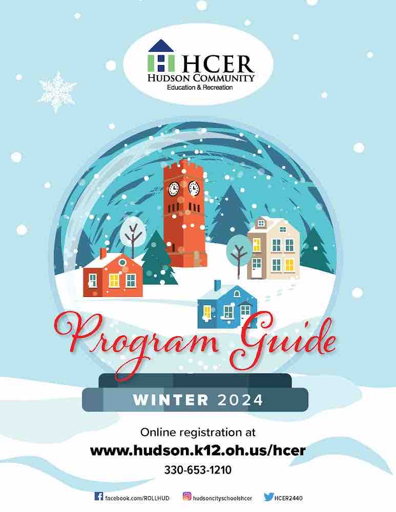 Winter/ Spring HCER programs are open now! Sign up today! hudson.k12.oh.us/hcer