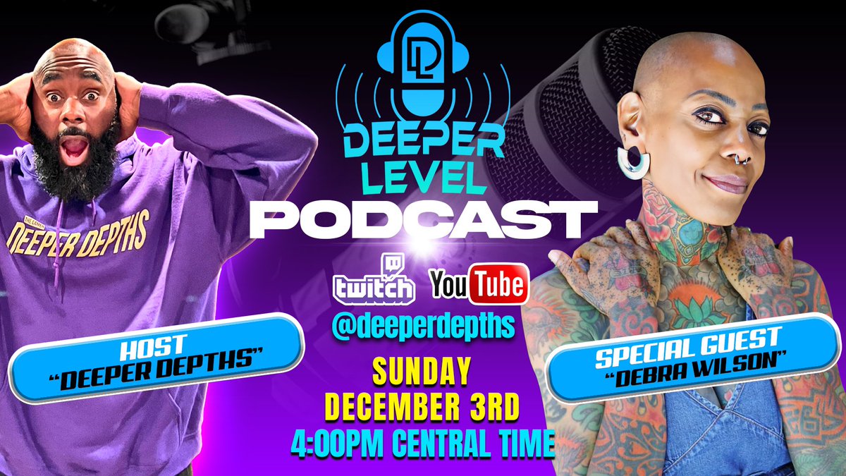TheDeeperDepths's tweet photo. Ok chat it was time mix up….I got her hit the link we going live In 5 minutes #RT #DebraWilson https://t.co/9v6kCsMVg2 https://t.co/oF6cqFmIVr