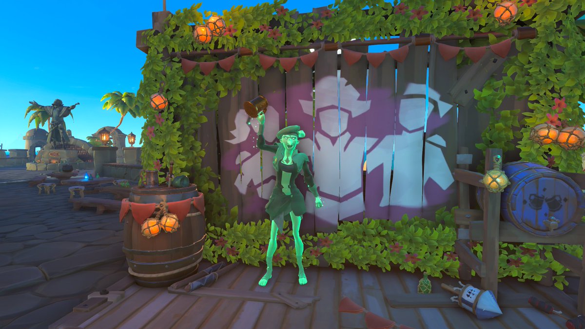 What a fun #CommunityWeekend with <a href="/SeaOfThieves/">Sea of Thieves</a>, I found a few pop-up plunders, one  being a chest of fortune! (That I did not screenshot because silly brain) 
And all the siren skull commendations are almost done!
One more to open!
#BeMorePirate