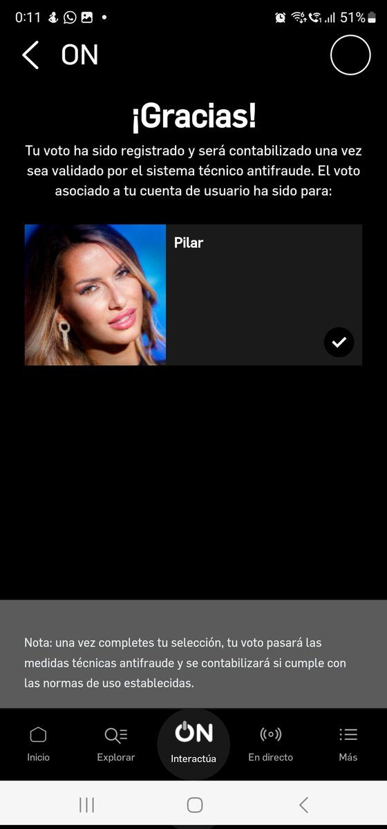 Jess_2218's tweet image. Votitos aqui 😍 #GHVIP3D #GHVIP4D