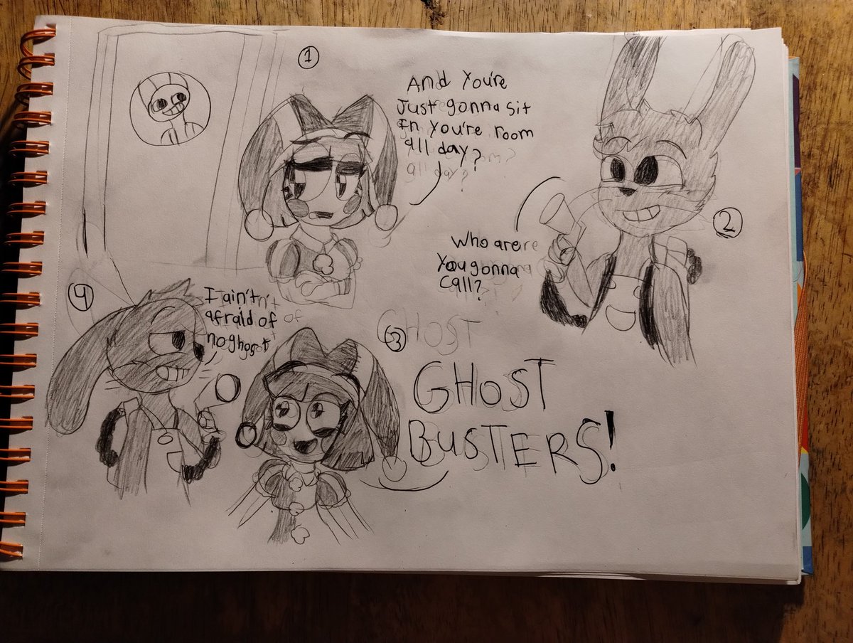 vallreykitten's tweet photo. I watched an Episode of Doctor Who and I had to make a comic out of that scene. But it's Pomni and Jax

#PomniandJax #DoctorWhoReference
#sketch https://t.co/QWvcDu4tr0