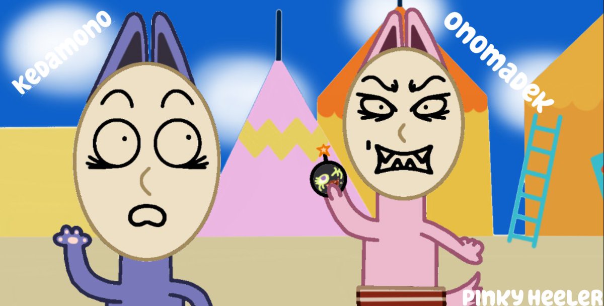 Pinky_Heeler's tweet photo. Kedamono Meets Onomadek
#PopeeThePerformer #PTP #Popee #PopeeArt #PopeeFanArt #Kedamono #KedamonoArt #KedamonoFanArt #Onomadek #OnomadekArt #OnomadekFanArt https://t.co/Vol0t0EFMN