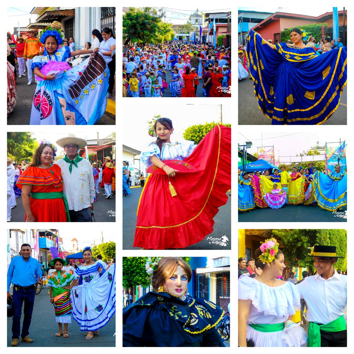 Nicaragua 🇳🇮 | Hoy se realiza el baile más grande de Marimba en Masaya. ➡️ Participan más de 1200 parejas #NicaraguaPazyBuenaVoluntad