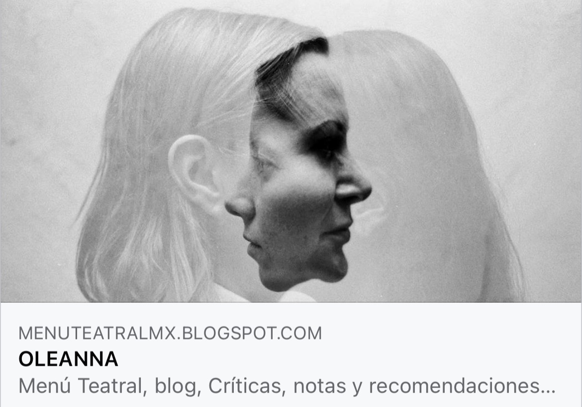 _MenuTeatral's tweet photo. .@zavaleta_carmen escribe en #EntreActo sobre el montaje “Oleanna” de David Mame con las actuaciones de Mónica Dionne y Ana Mancera.
Una obra dirigida por Naian González Norvind, que se presenta lunes y martes en el @ForoLucerna. https://t.co/Nr51czLsaL