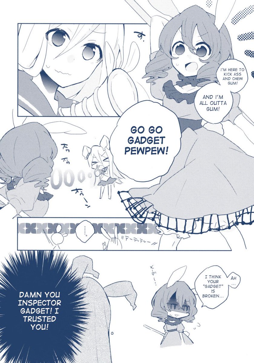 WrongReadin's tweet photo. Smoke does not make good bullets, take notes. 

Source: https://t.co/ESTZWfUPwu
Artist: uh... huh?  There's no active social media account... Artist is Azuma Seiji

#touhou #東方project https://t.co/tFZq3qPtw0