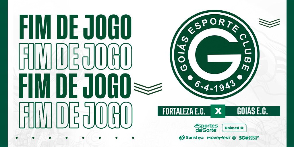 goiasoficial's tweet photo. Fim de jogo.
#FORxGOI (1x0)
#Brasileirão23 https://t.co/ZJesoSO3wp