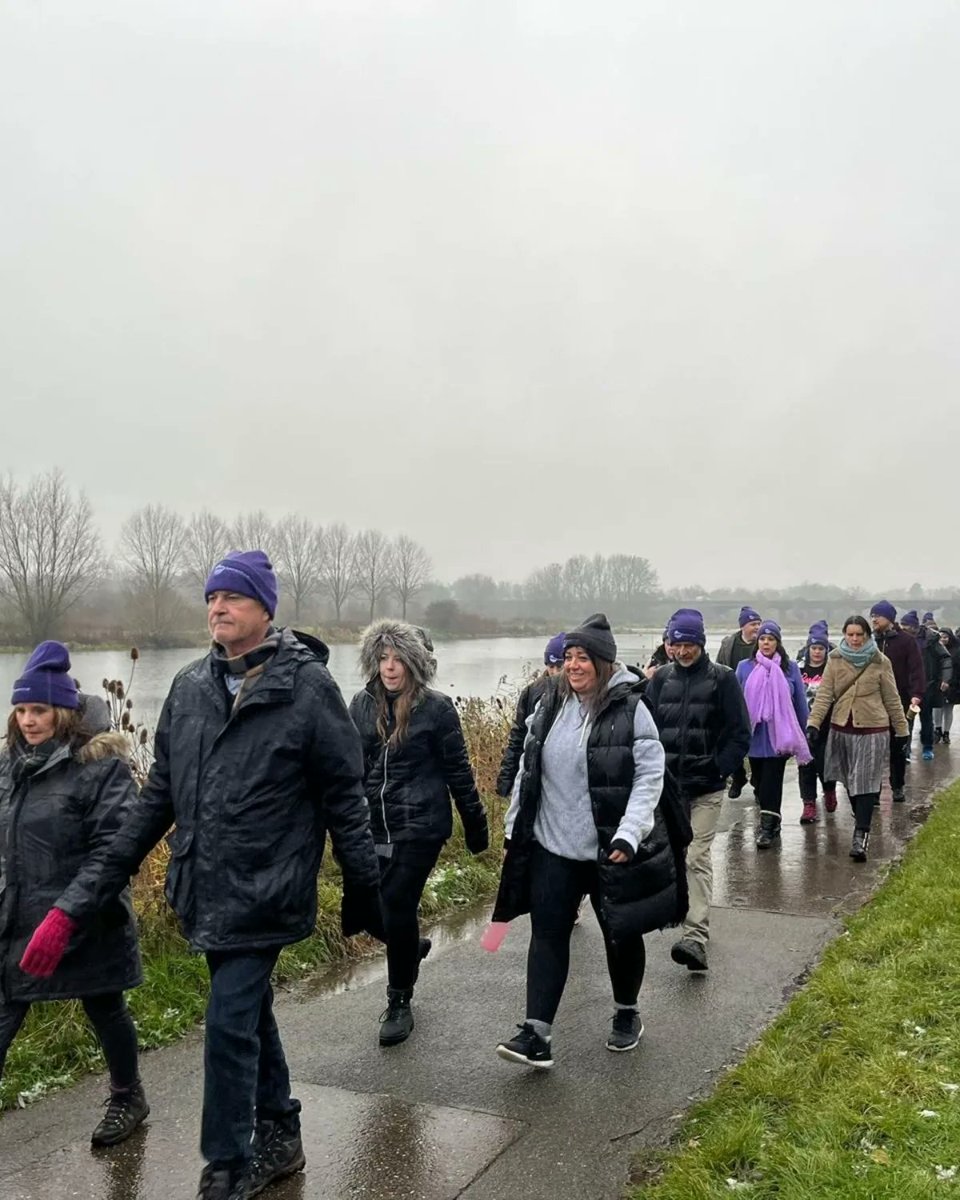 Shaw77Marc's tweet photo. #teamkidney out in force today with @kidney_research_uk showing what we mean to them and re-enforced to me why we have to do more and why we do what we do for the #kidney community at our first #Peteboroughwinterwalk! We'll be back bigger and better, with blue sky's next year! https://t.co/R5GTQsXopB