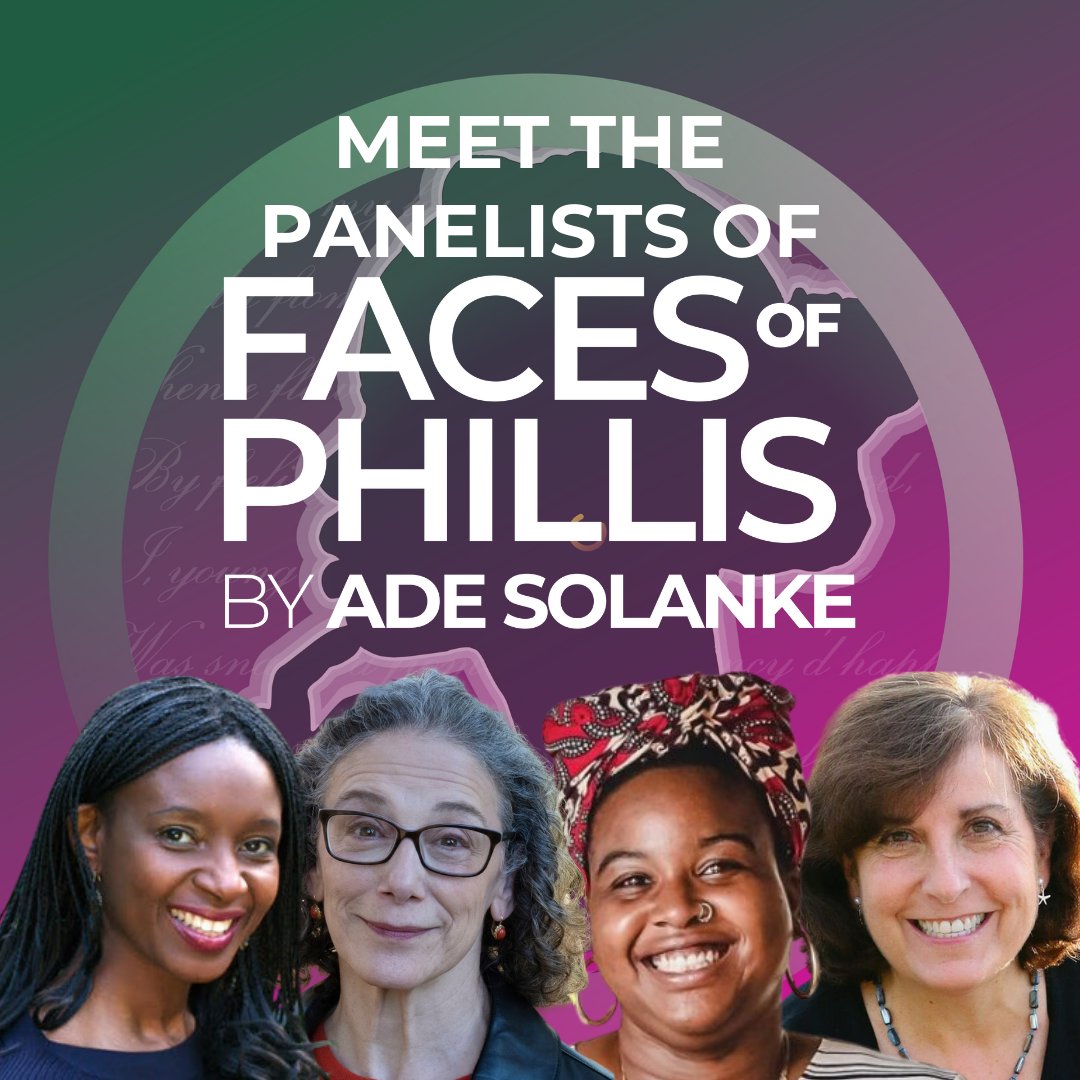AssociatesBPL's tweet photo. Meet the panelists of “Faces of Phillis,” for the panel discussion portion of our December 4th event! Free tickets here: https://t.co/ondbQoYvl0 @sporastories @lisajrafferty https://t.co/frPxWs3G7F