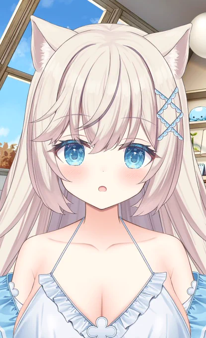 おはよー!すっごく寒いのに朝起きたら寝相で服ちょっぴり脱げてた…ふしぎ…! 