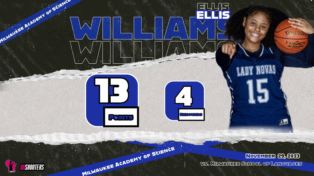 wiladyshooters's tweet photo. 🧵2/2 cont. - November 2025 SG @EllisRoseW double digit statistical performances #ShootersSalute https://t.co/EKFH2lcVe7