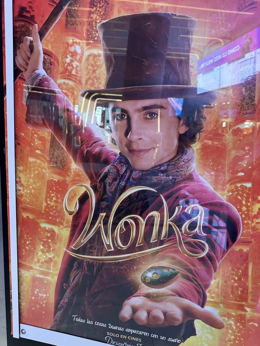 eljuanleon's tweet photo. Disfruté mucho wonka https://t.co/3pwHtUev7R