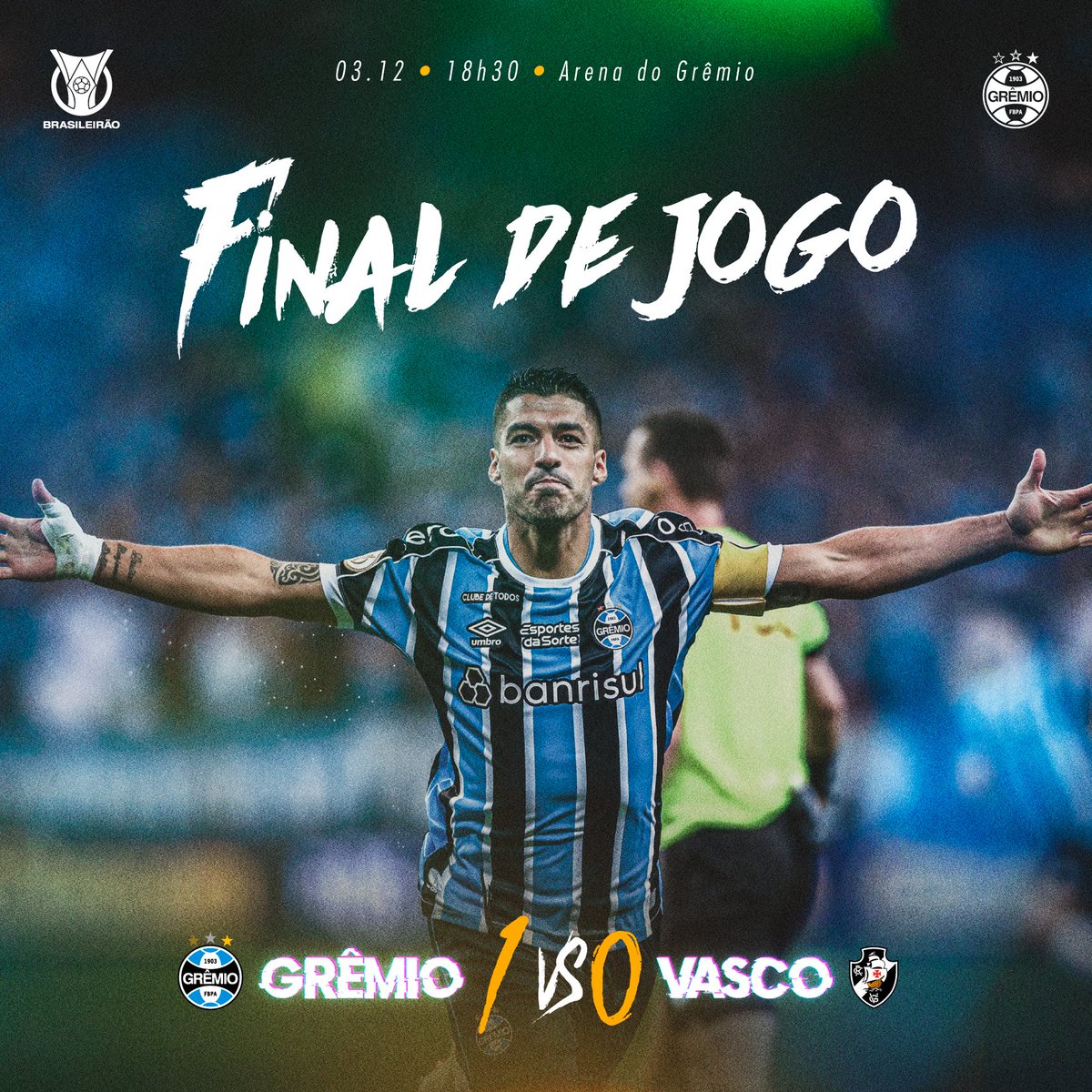 Grêmio FBPA - 📋 ESCALAÇÃO DO IMORTAL! [#PraCegoVer]