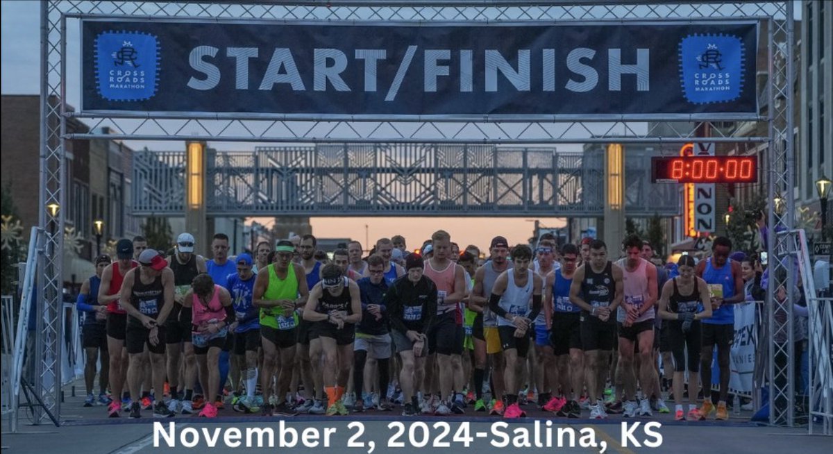 FiftyStatesHALF's tweet photo. Thank you to Salina Crossroads Marathon, Half Marathon & 5k for all the free entry give aways for our 50 States Half Marathon Club members for your November 2nd, 2024 event in Salina, Kansas! We appreciate your support!
#halfmarathon #salinakansas #kansasrunning #run50states https://t.co/saCupHYcp5