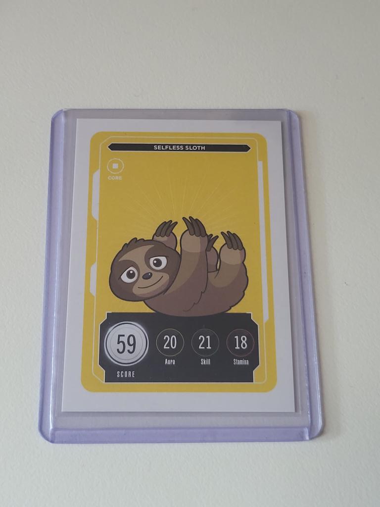 jamesdee_01's tweet photo. Next up in my random pick of @veefriends Compete and Collect cards and mindfully channelling that characters traits for the *week (updating to weekly traits).
This week is Selfless Sloth!
How can we be more Selfless this week?
@garyvee #ThisWeeksVeeFriend #SelflessSloth https://t.co/3nqF5WEvhV