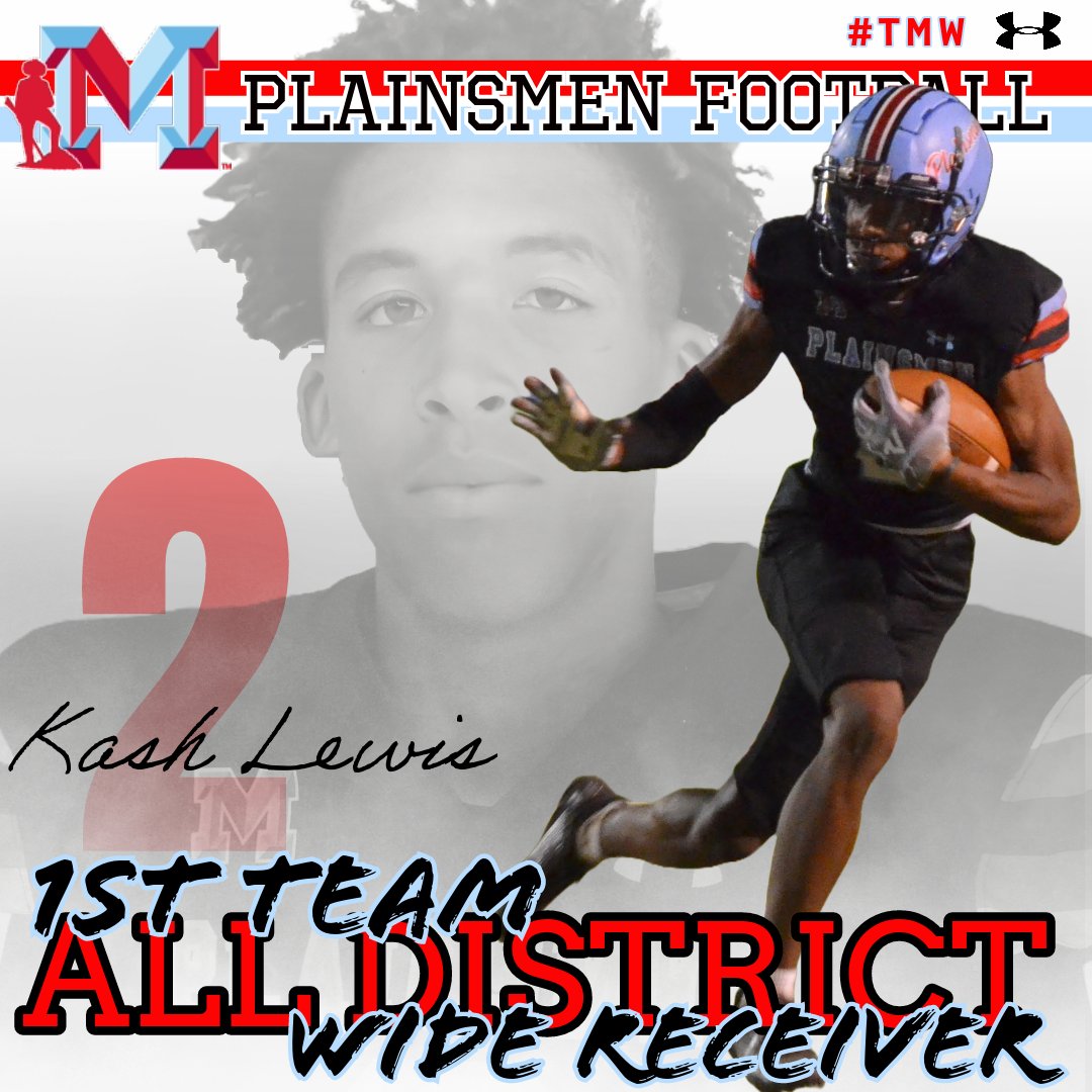 2023 District 2-5A

1st Team Wide Receiver

2 Kash Lewis WR

#RelentlessEffort #TMW