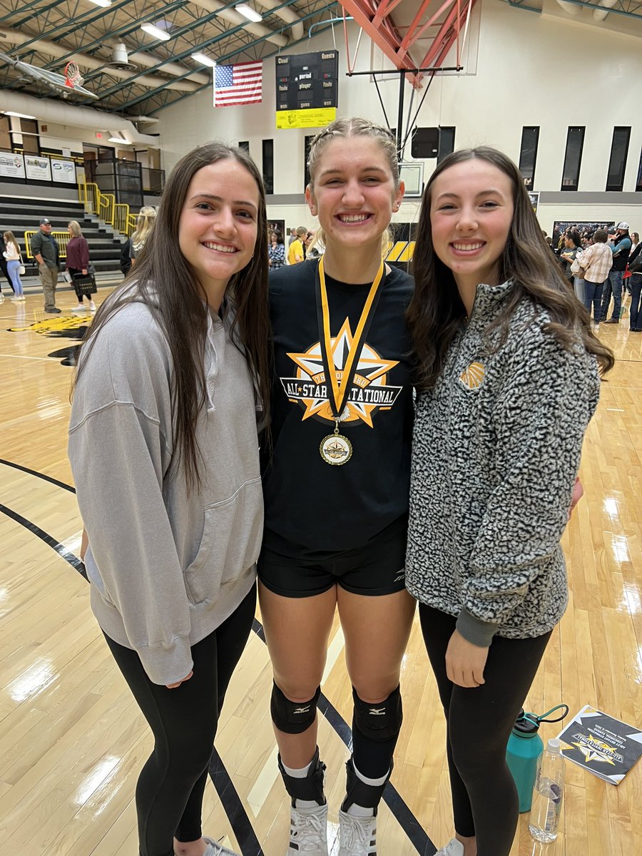 Congrats to our Grace Rowland for being invited to play in the 2023 Thunderbird All-Star Volleyball Match. We’re thankful for the impact you’ve had on Andale Volleyball the last 4 years. Shoutout to Kate &amp; Jo for making the trip to support Grace!