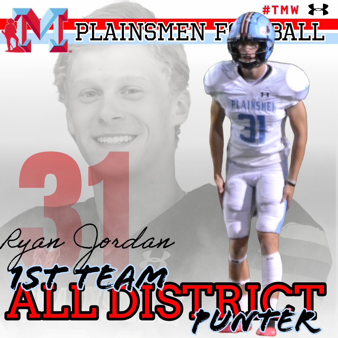 2023 District 2-5A

1st Team Punter

31 Ryan Jordan P

#RelentlessEffort #TMW