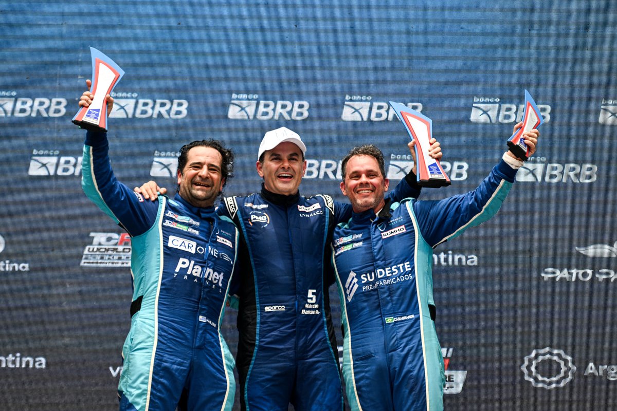 PMORacing's tweet photo. 📈 Gran fin de semana de Marcio, que fue creciendo tanda a tanda, logró doble podio y lo coronó con un triunfo en la segunda carrera, mostrando la clase de piloto que es.

📷 TCR SA Media https://t.co/dt4wluFCU3
