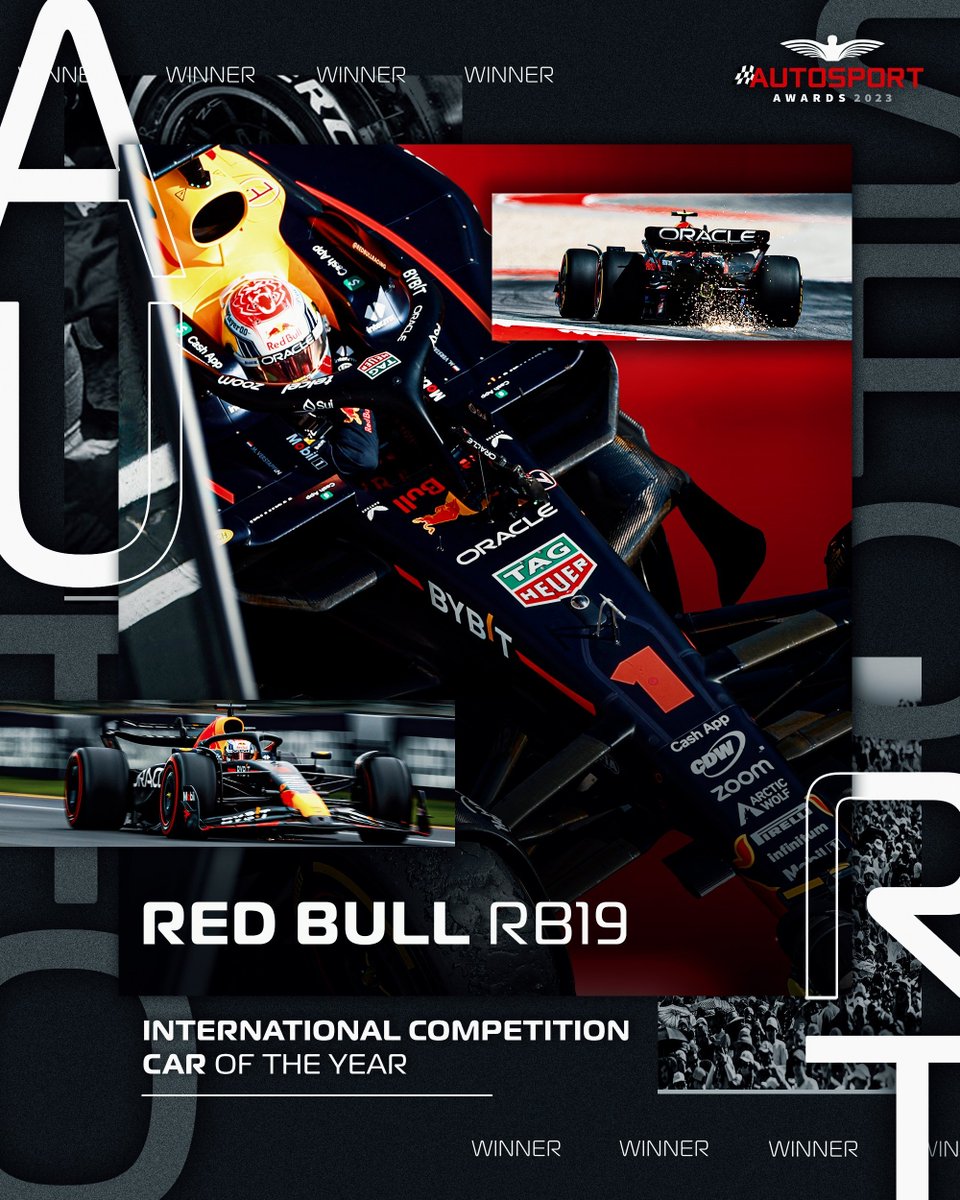 RBR_Daily's tweet photo. The legendary RB19 has won the 2023 Autosport International competition car of the year award 

Monster. 🥶 https://t.co/Vj02voMjYg
