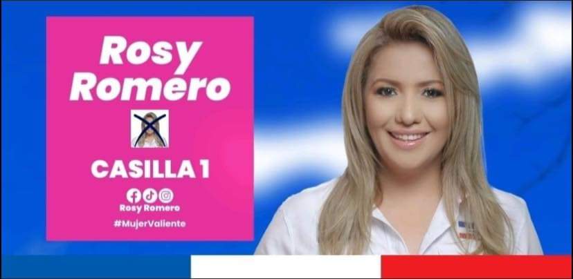 DipRosyromero's tweet photo. 🔵⚪️🔴| Inicio de campaña electoral para diputados. 

Hoy inicia la campaña electoral rumbo a las elecciones del 2024, y estoy más que lista para asumir este reto con valentía y determinación. Me honra saber que soy la única mujer que aspira a ese curul por nuestro departamento. https://t.co/ADvydFtw8H