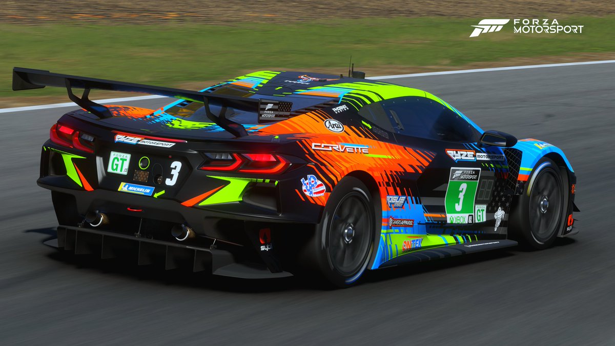 ESV_Phoenix's tweet photo. Very much enjoying the new @CorvetteRacing C8.R in @ForzaMotorsport.
spent a bit of time the other day creating a new @RyzeMotorsport livery for it. 👍

#FMshare
#Chevrolet
#PhoenixDesign https://t.co/E2hz5obKjo